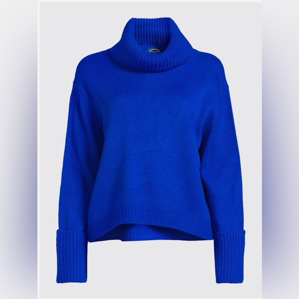 Scoop Chunky Turtleneck Sweater NWT - Picture 2 of 8